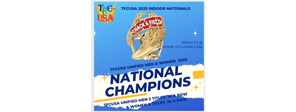 TFCUSA INDOOR Championships Results 
